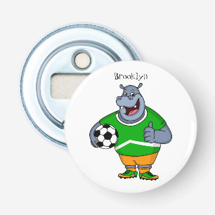 Abrebotellas Famoso ilustracion de personalizado de futbolista 