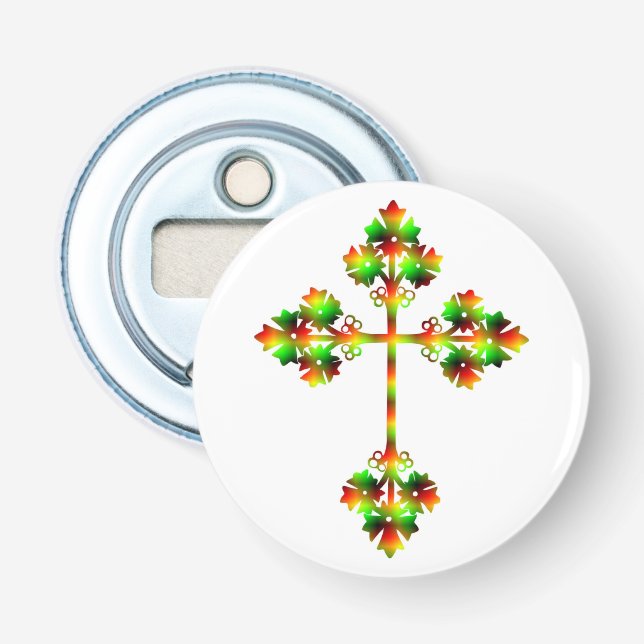 ABREBOTELLAS FANCY CROSS (Anverso)