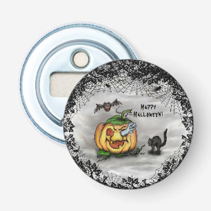 Abrebotellas Fantasma, Bat y Cat, ¡Feliz Halloween!