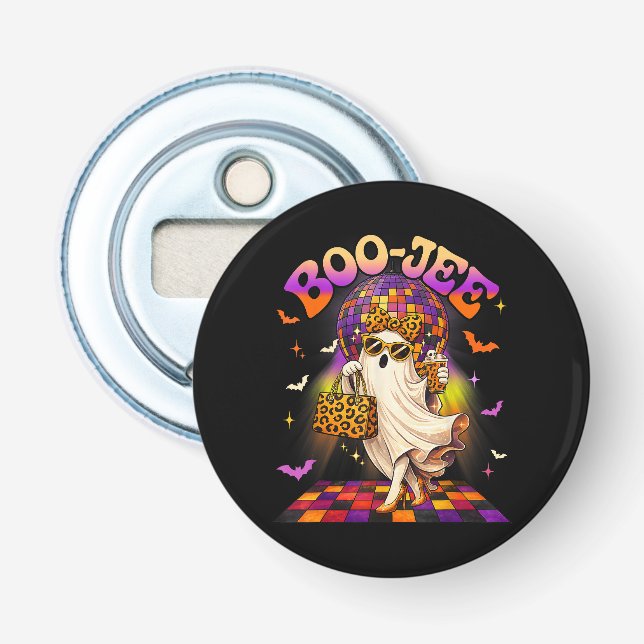 Abrebotellas Fantasma Boojee Halloween Boo JEE Disco (Anverso)