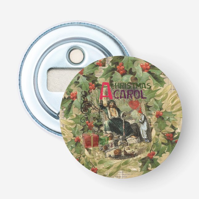 Abrebotellas Fantasma del Ilustracion actual de Navidad (Anverso)