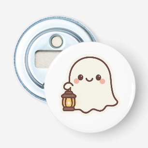 Abrebotellas Fantasma Kawaii con linterna - Diseño de espíritu