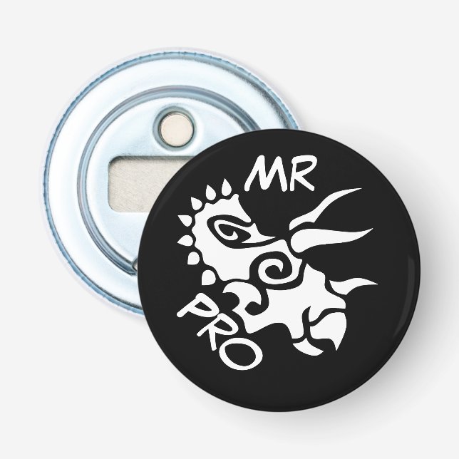 Abrebotellas Fantasma Mister Pro Triceratops (Anverso)