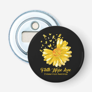 Abrebotellas Fe Esperanza Amor Conciencia de Endometriosis
