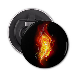 Abrebotellas Feather Peacock