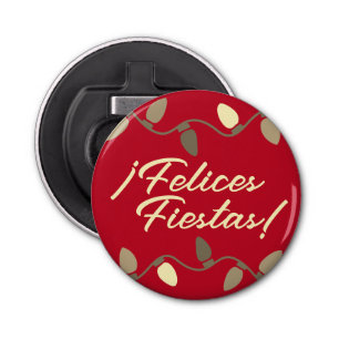 Abrebotellas Felices Fiestas Pequeño Regalo de Navidad