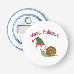 Abrebotellas ¡Felices Fiestas! Snail Elf