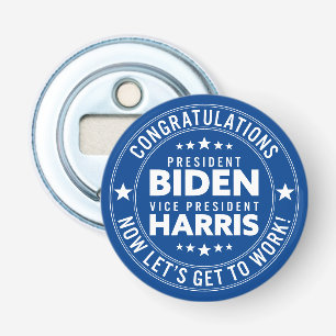 Abrebotellas ¡Felicitaciones Presidente Biden, Vicepresidente H