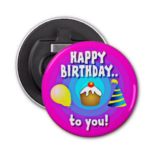 Abrebotellas Feliz Cumpleaños Para Tu Círculo Diseño-47555