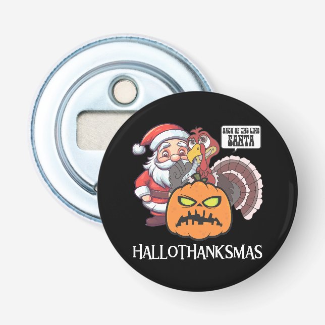 Abrebotellas Feliz Hallothanksmas (Anverso)