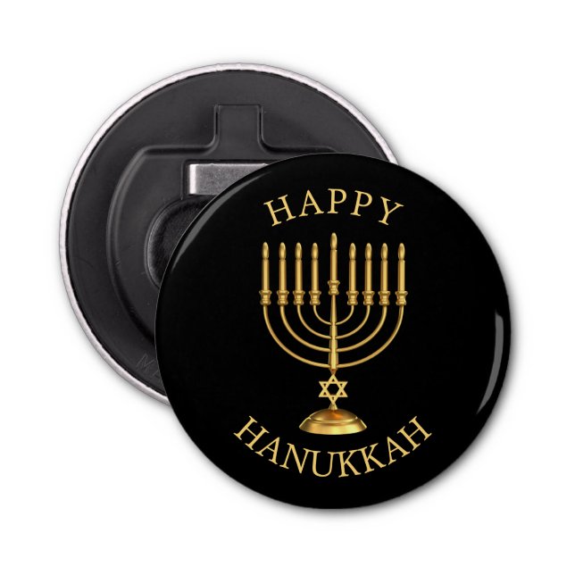 Abrebotellas Feliz Hanukkah (Anverso)