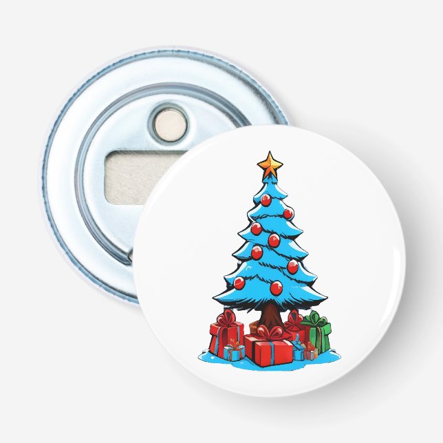 Abrebotellas Feliz Navidad 3D (Anverso)