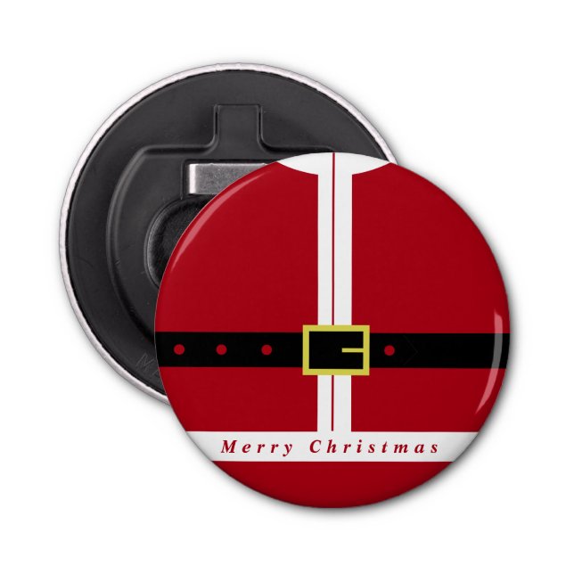 Abrebotellas Feliz Navidad - Santa Claus - (Anverso)