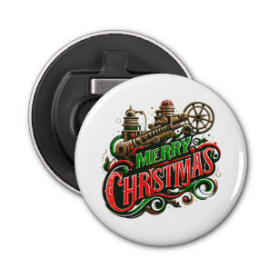 Abrebotellas Feliz Navidad steampunk