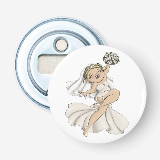 Abrebotellas Feliz Novia 02 (Anverso)