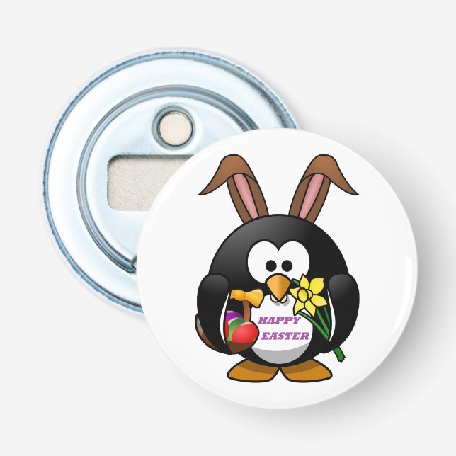 ABREBOTELLAS "FELIZ ORIENTAL" PENGUIN BUNNY (Anverso)