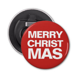 Abrebotellas FERRY CHRISTMAS, letra en bloque |
