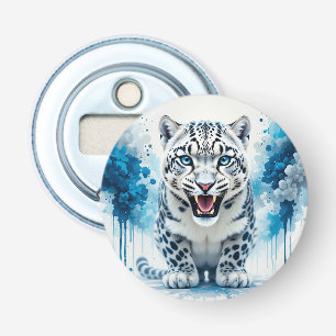 Abrebotellas Fiero Leopardo Blanco