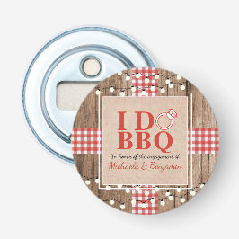Abrebotellas Fiesta de compromiso Rustic I Do BBQ para parejas
