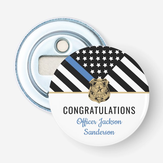 Abrebotellas Fiesta de Jubilación del Departamento de Policía d (Anverso)