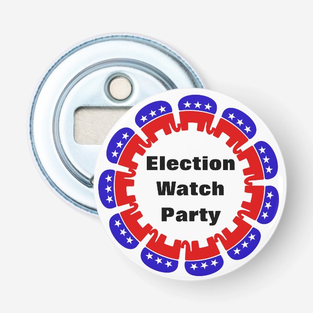 Abrebotellas Fiesta de Observador Electoral Republicano (Anverso)