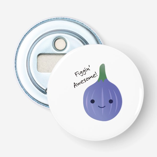 Abrebotellas figgin Awesome Fig Pun (Anverso)