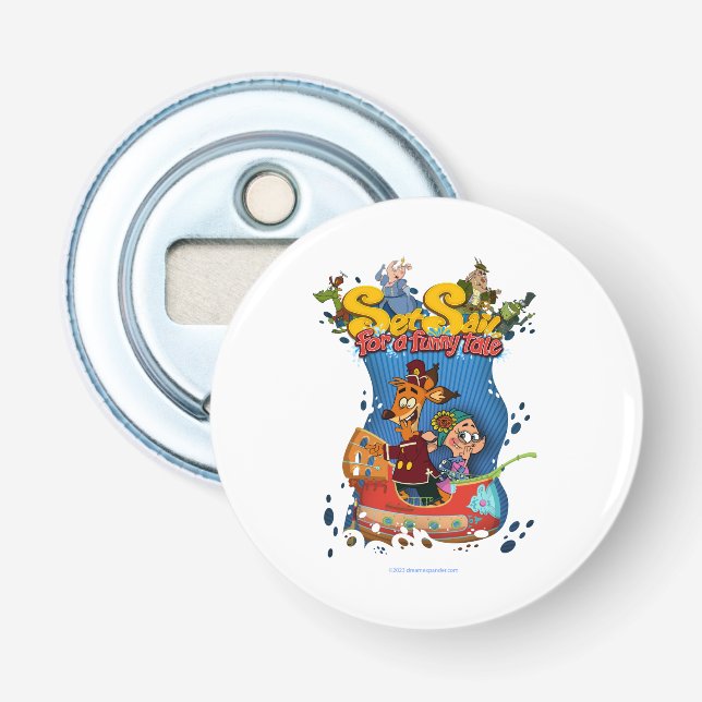 Abrebotellas Fijar vela por un divertido botón de apertura de b (Anverso)