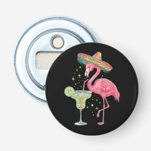 Abrebotellas Flamenco bebiendo Margarita Divertido Poncho Mexic