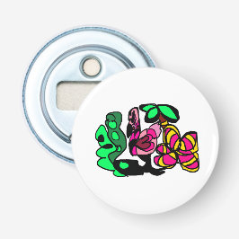 Abrebotellas flamenco rosa muestra vibración