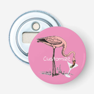 Abrebotellas Flamingo Bebiendo Martini Thunder_Cove