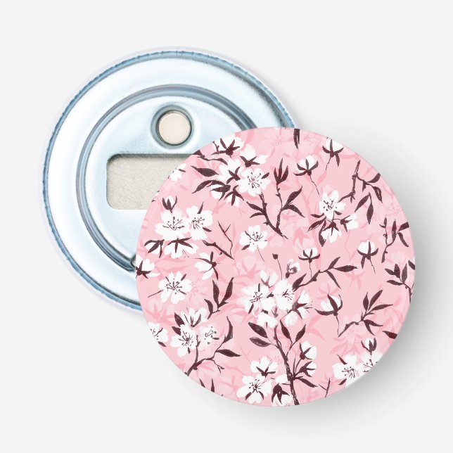 Abrebotellas Flor de cerezo blanco (Anverso)