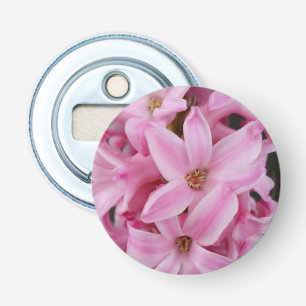 Abrebotellas flor de jacinto rosa