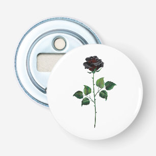 Abrebotellas Flor rosa negra