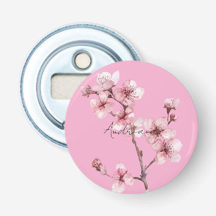 Abrebotellas Floral de cerezo rosa
