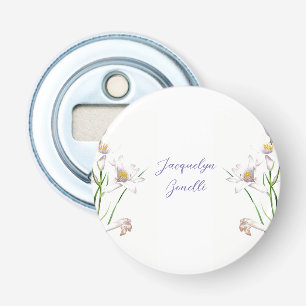 Abrebotellas Floral elegancia Moda caligrafía de corte Añadir n
