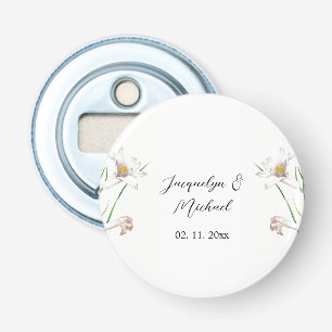 Abrebotellas Floral elegancia Moda caligrafía de corte Añadir n