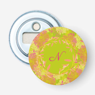 Abrebotellas Floral Personalizada