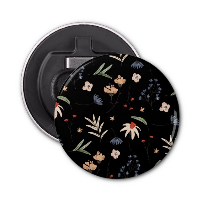 Abrebotellas Flores acuáticas simples 1 (Anverso)