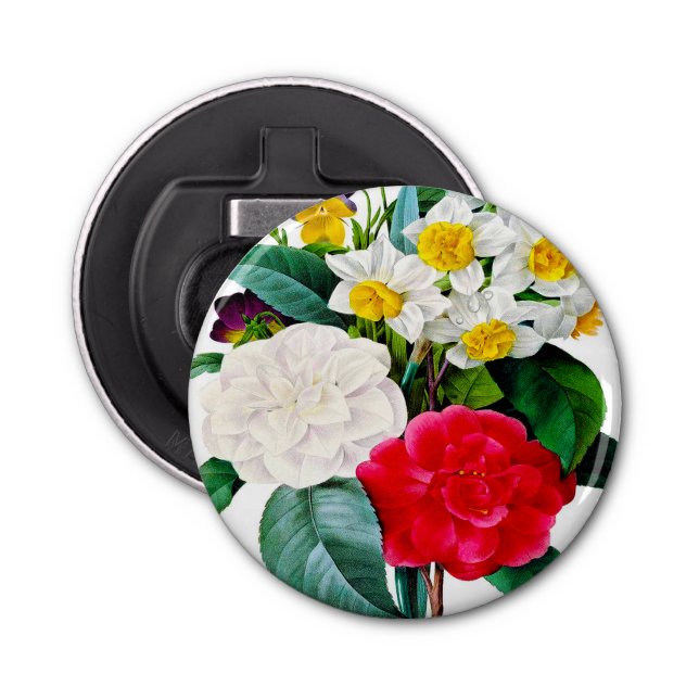 Abrebotellas Flores de época (Anverso)