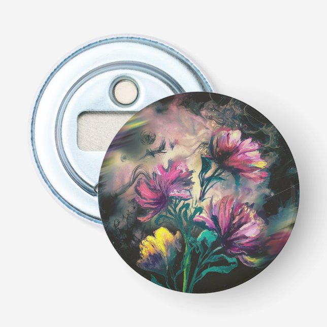 Abrebotellas Flores florecientes (Anverso)