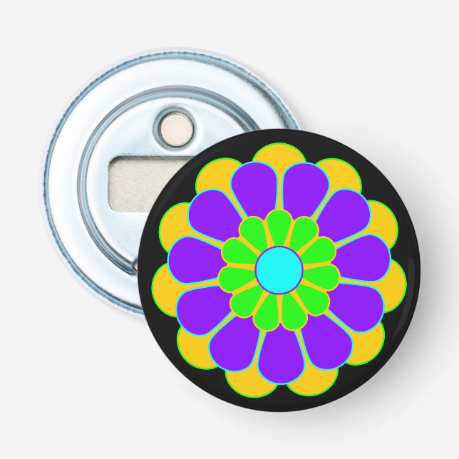 Abrebotellas Flower Power Bloom II (Anverso)
