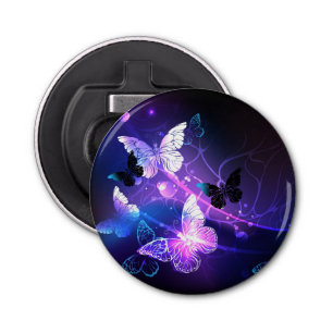 Abrebotellas Fondo con mariposas nocturnas