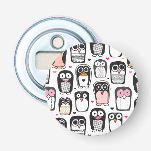 Abrebotellas fondo del ilustracion del pájaro del pingüino