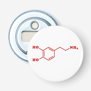 Abrebotellas Fórmula química molecular de dopamina