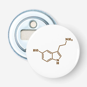 Abrebotellas Fórmula química molecular de serotonina