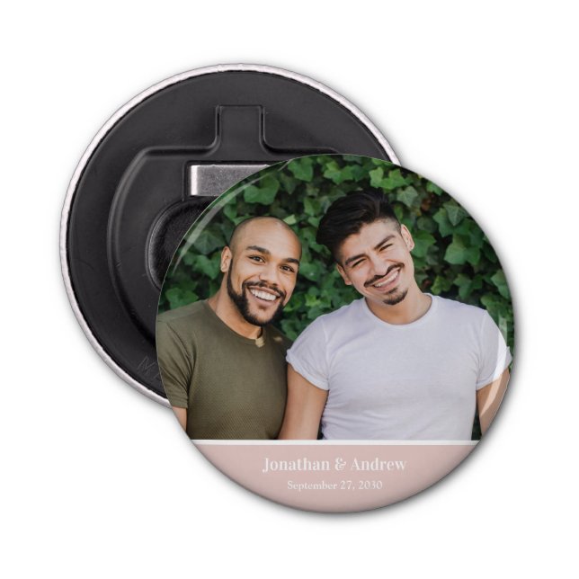 Abrebotellas Foto Boda LGBTQ (Anverso)