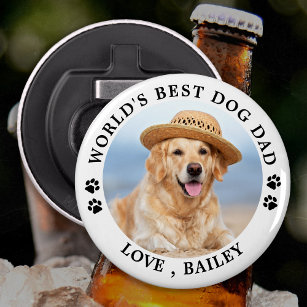 Abrebotellas Foto de Mascota personalizada del mejor perro del 