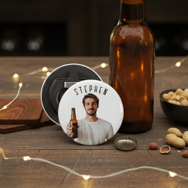 Abrebotellas Foto de regalo personalizado para él (Subido por el creador)