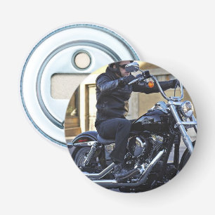 Abrebotellas Foto de su imán refrigerador de plantilla