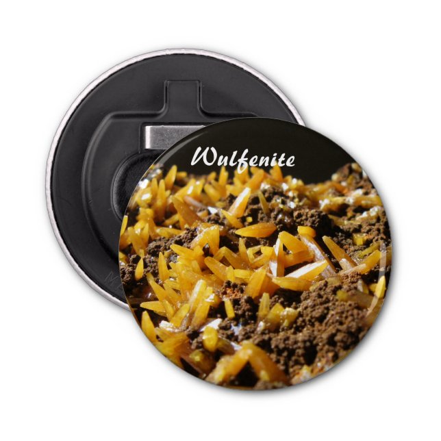 Abrebotellas Foto Mineral de Wulfenite (Anverso)